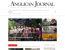 Tablet Screenshot of anglicanjournal.com